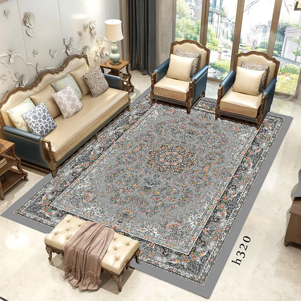فرشینه طرح باغ گل H320
