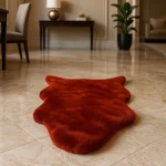 فرشینه خز زرشکی 1215hl (150در80) - تصویر 3