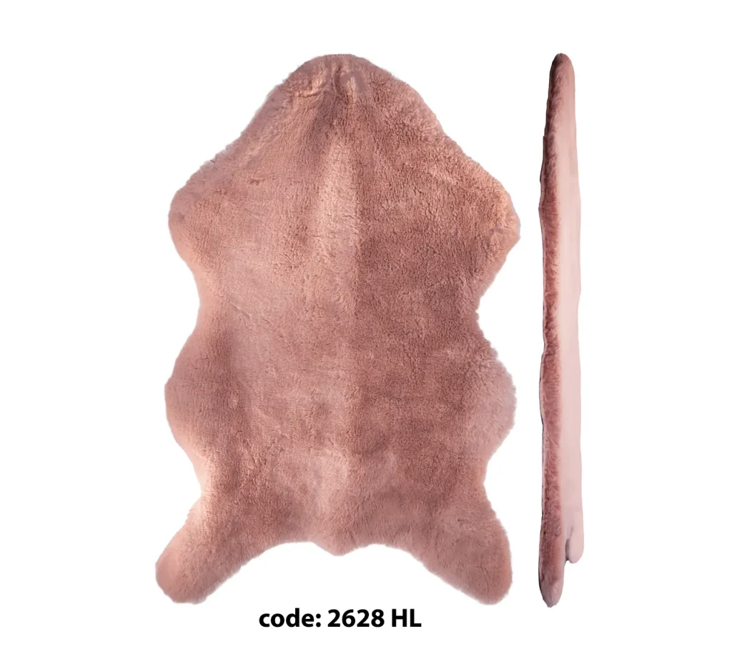 فرشینه خز ترک صورتی خیلی ضخیم از کلکسیون high luxe واردات انحصاری توسط ترک ایپلیک (150در80≈90)