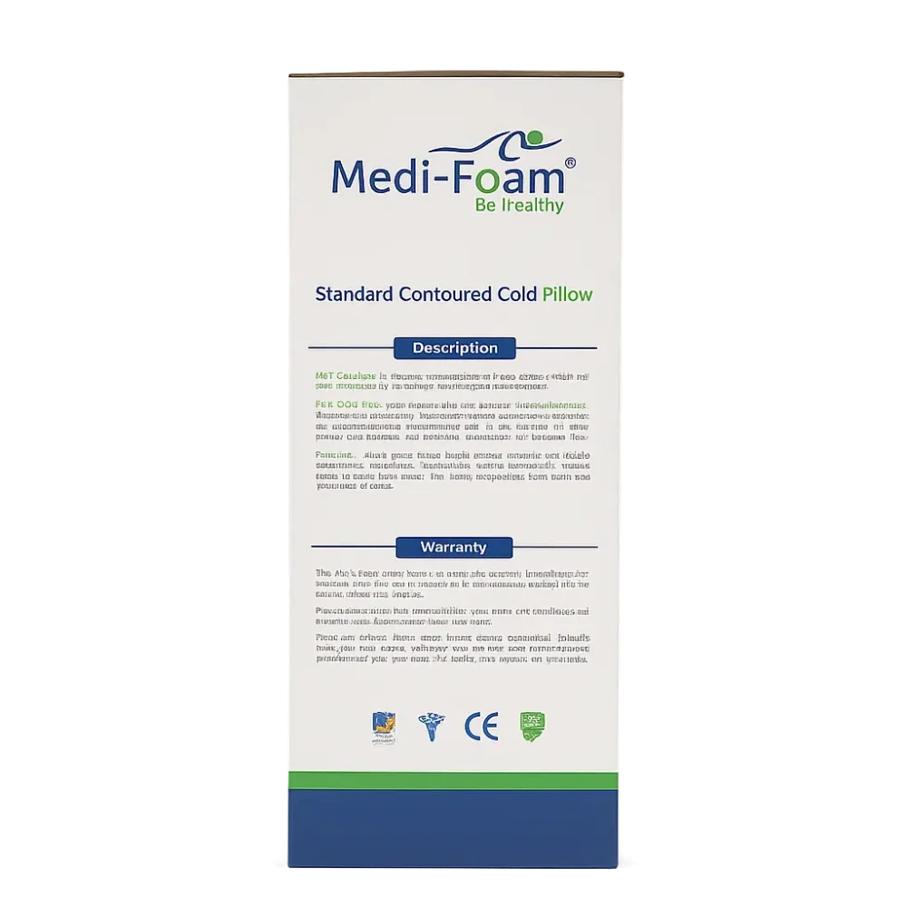 بالش طبی مموری فوم دارای خنک کننده - تصویر 3