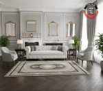 فرشینه کلکسیون "کانون" مشکی-طوسی کدh278-2 - تصویر 6