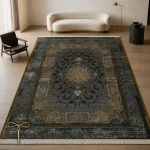 کناره ذغالی با حاشیه طلایی کلاسیک کد H145-c