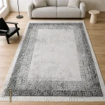 کناره طوسی روشن حاشیه یونانی کد H165