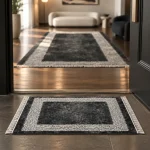 پادری زغالی طوسی مدرن طرح پتینه کدH170 - تصویر 3