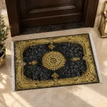 پادری مشکی طلا کوب کد h113